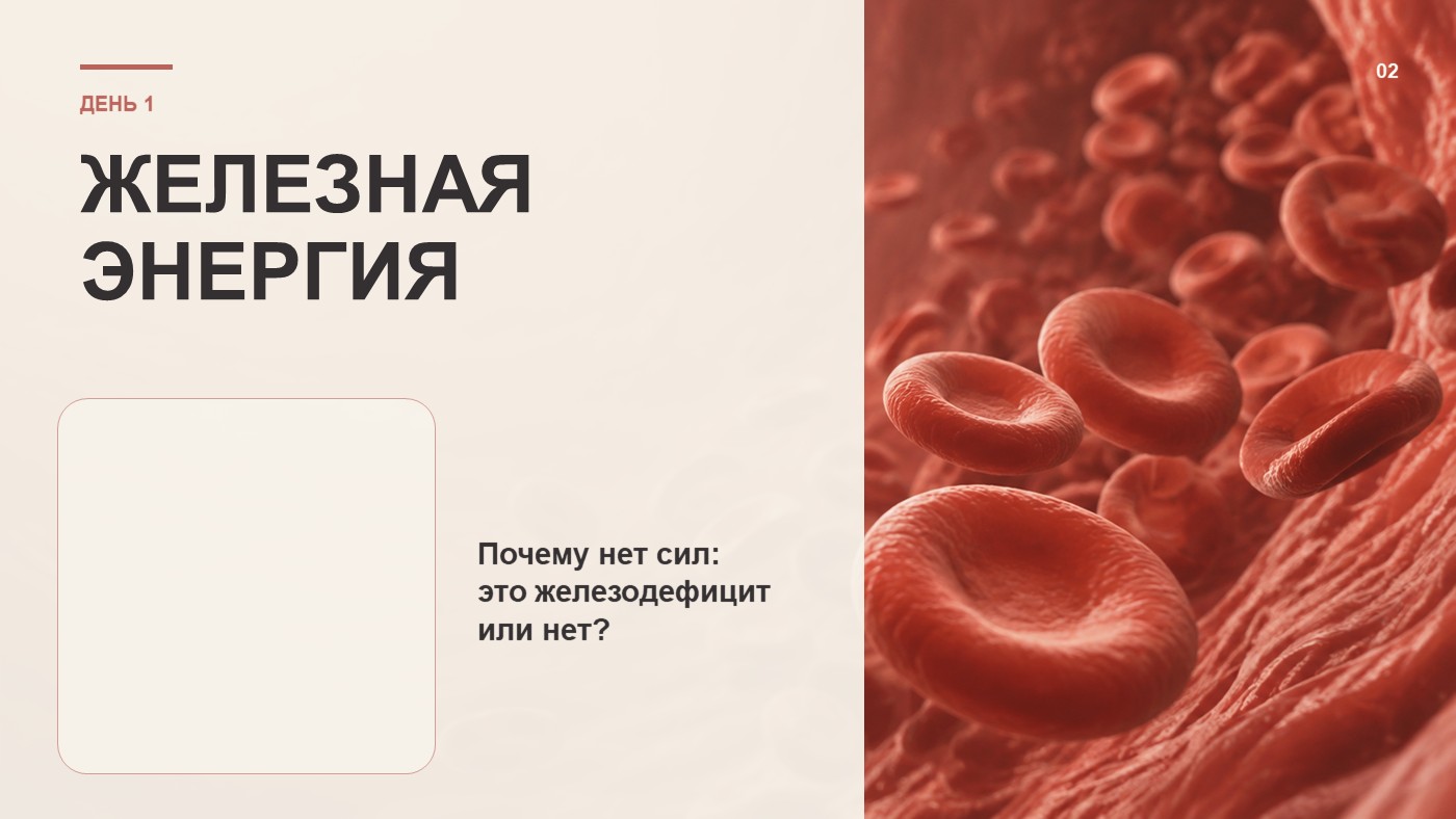 Обложка: Железо, энергия и анализы